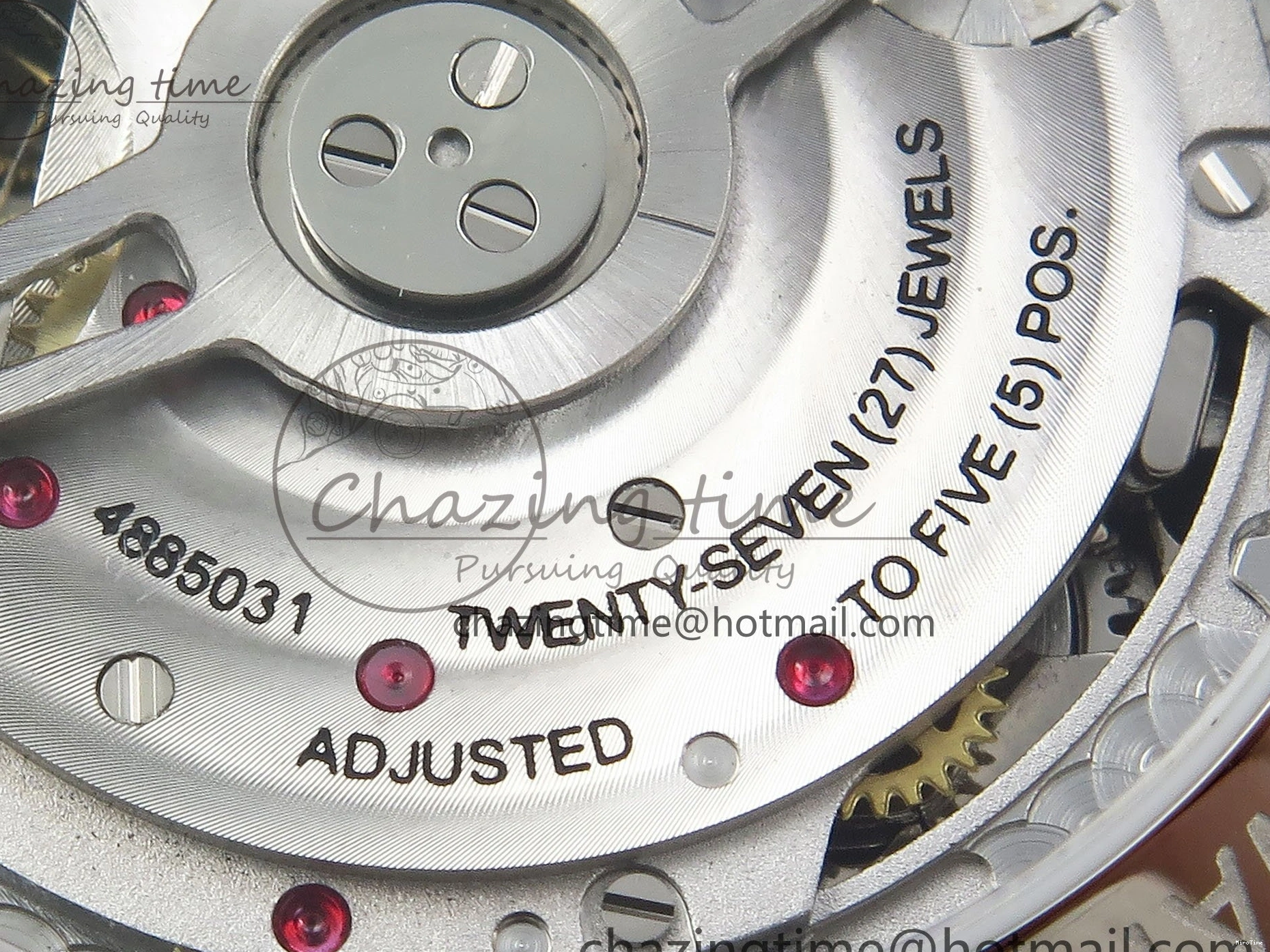 MIROTIME 0111 Reliable Portuguese Chrono IW3716 Z+F 1:1 Best Edition Red Dial on Red Rubber Strap A 7015